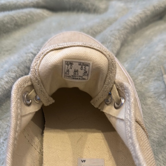Vans Women’s Tan Canvas Shoes - Picture 4 of 4
